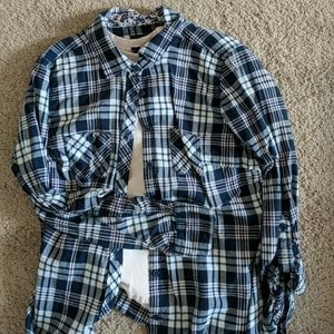 Button down shirt and t shirt